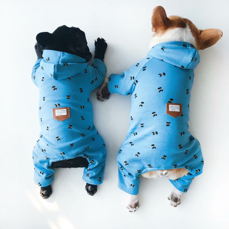 frenchie space shop bluedream french bulldog pajamas