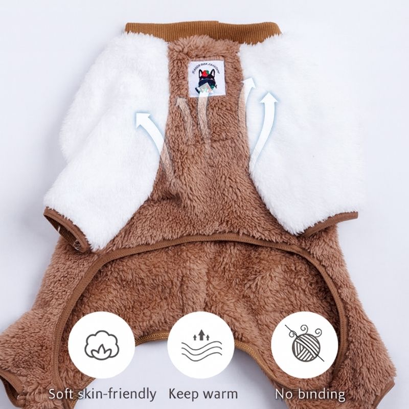 Cuddly Frenchie Bear Jumpsuit