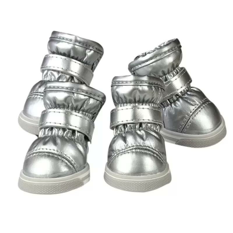 snow french bulldog boots