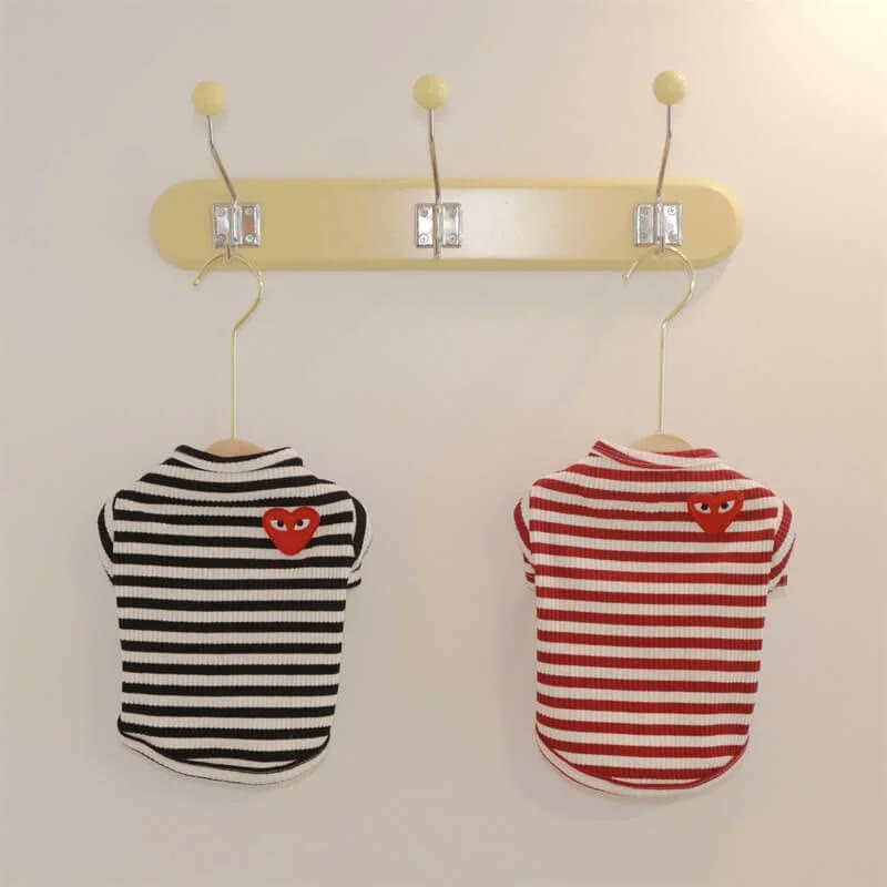 frenchie space shop striped french bulldog t-shirt