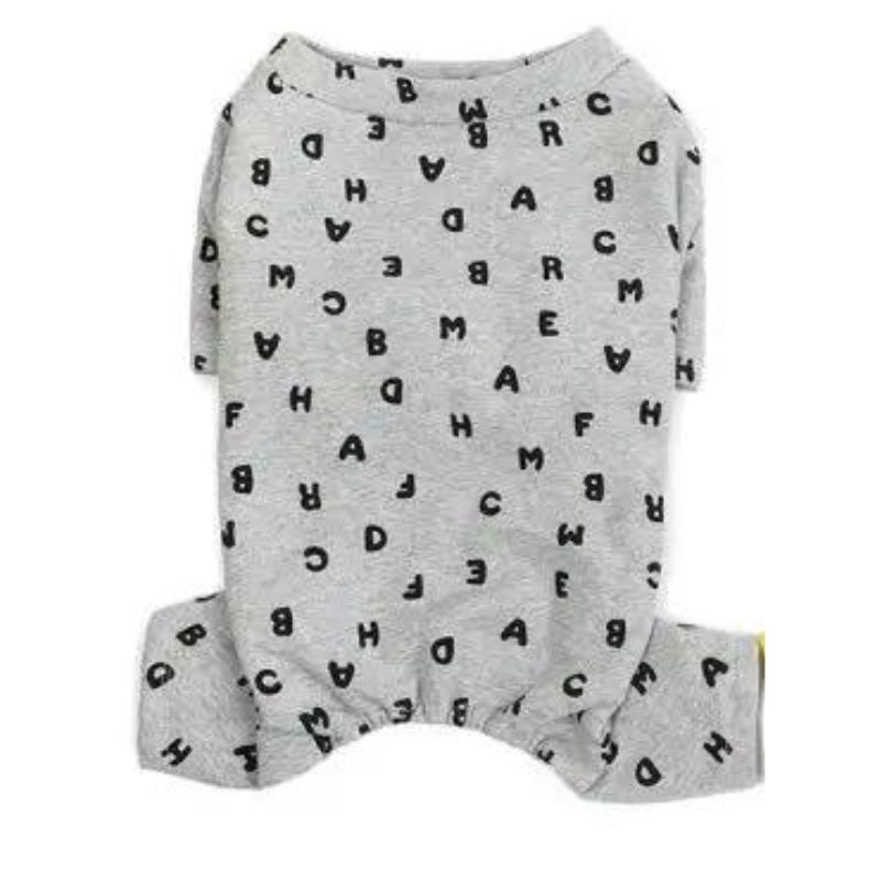 frenchie space shop abc french bulldog pajamas