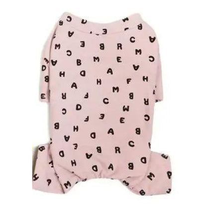 frenchie space shop abc french bulldog pajamas