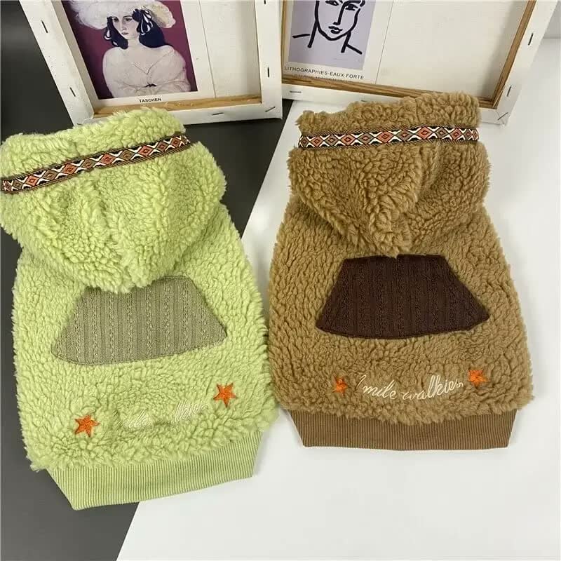frenchie space shop beige fleece frenchie vest