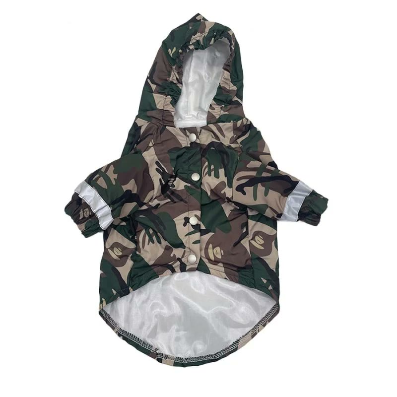 frenchie space shop camo french bulldog windbreaker jacket
