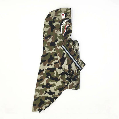 frenchie space shop camo reflective french bulldog jacket
