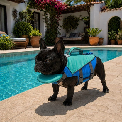 chinup frenchie life jacket