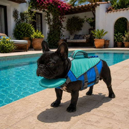 chinup frenchie life jacket