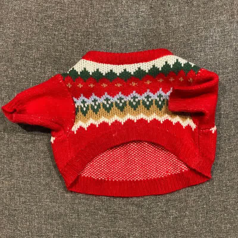 frenchie space shop christmasred french bulldog sweater