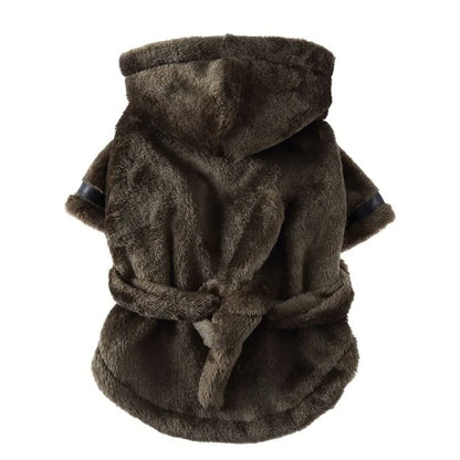 french bulldog bathrobe