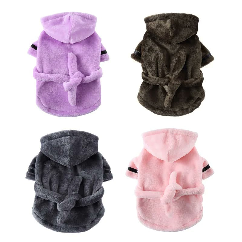 french bulldog bathrobe