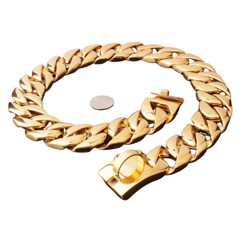 frenchie space shop french bulldog chain collar