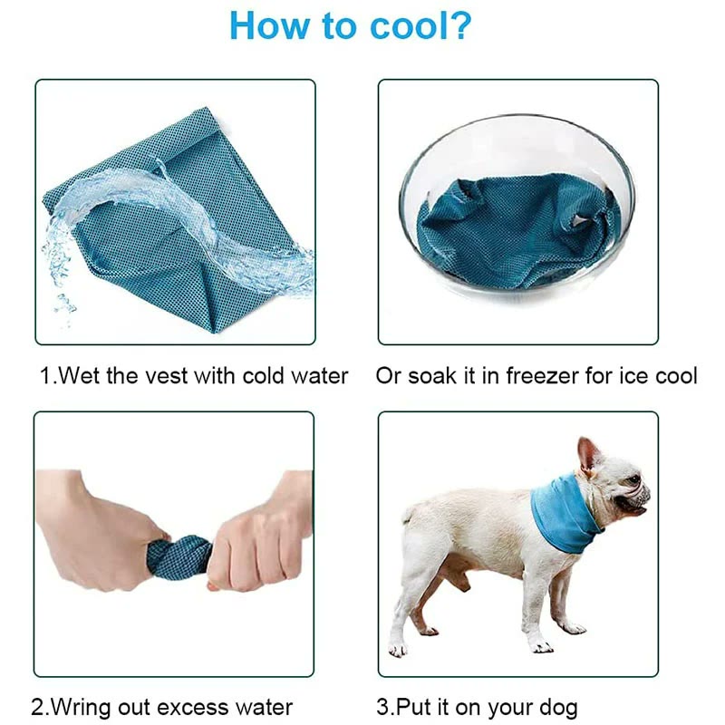 frenchie space shop french bulldog cooling bandana