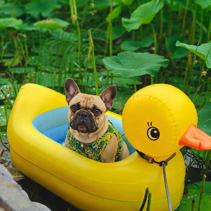 french bulldog duck float