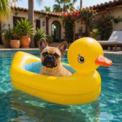 french bulldog duck float