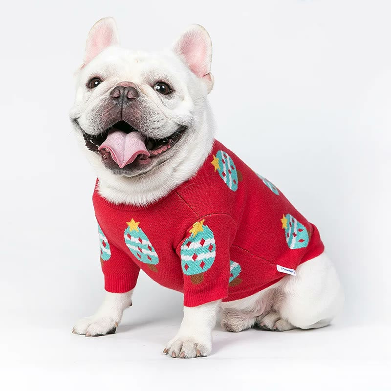 french bulldog holiday sweater