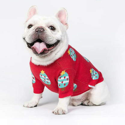 french bulldog holiday sweater
