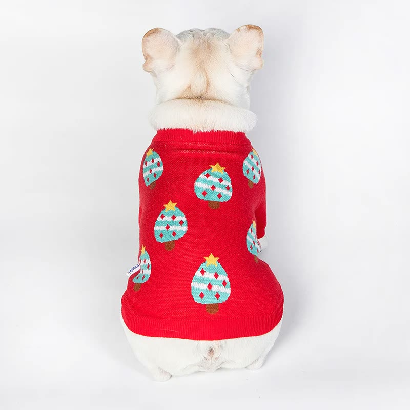 french bulldog holiday sweater