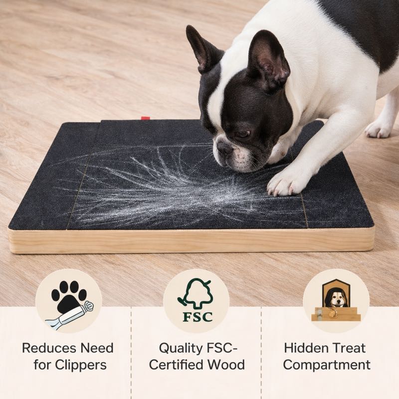 French Bulldog Nail Grooming Board
