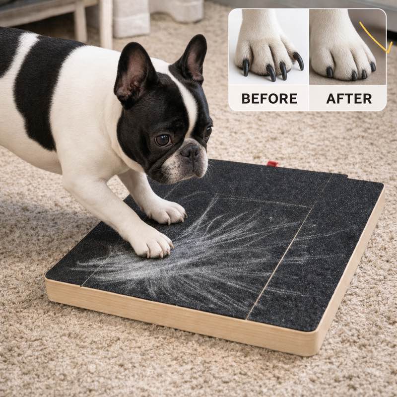 French Bulldog Nail Grooming Board