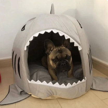 frenchie space shop french bulldog shark bed