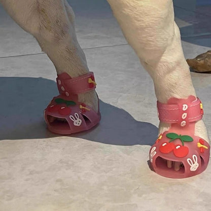 french bulldog summer sandals