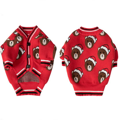 french bulldog teddy cardigan
