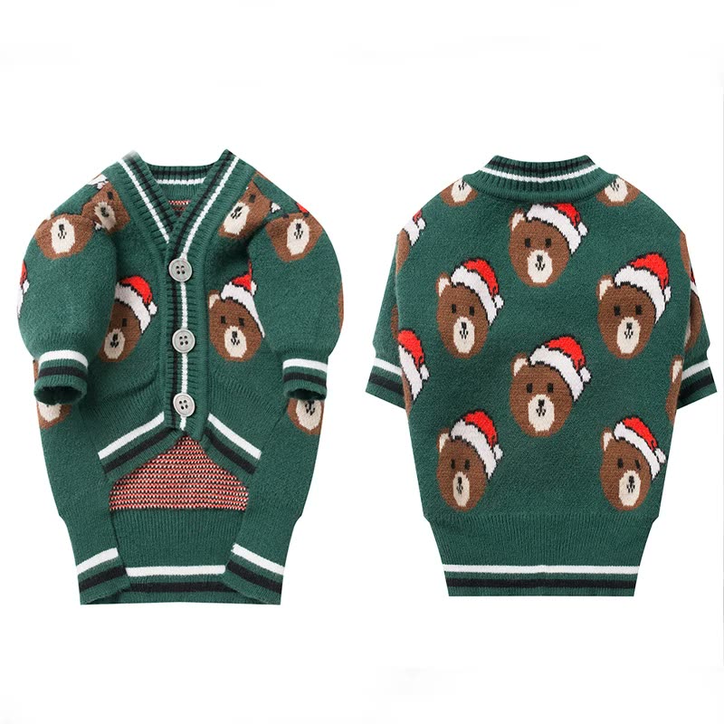 french bulldog teddy cardigan