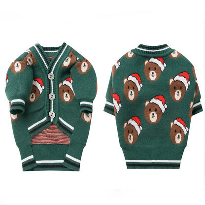 french bulldog teddy cardigan