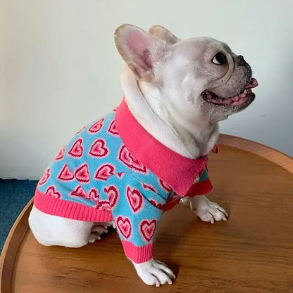frenchie space shop frenchie romance sweater