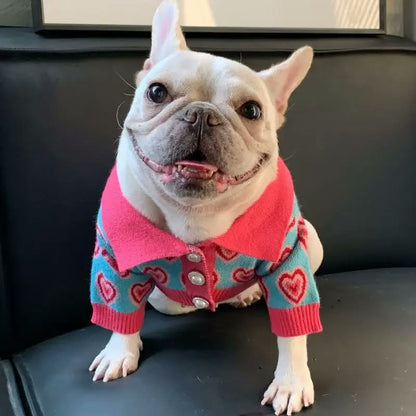 frenchie space shop frenchie romance sweater