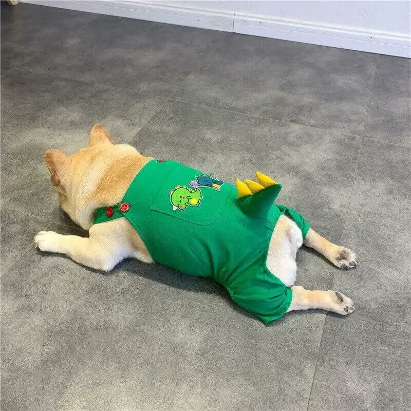 frenchie space shop greendino french bulldog costume