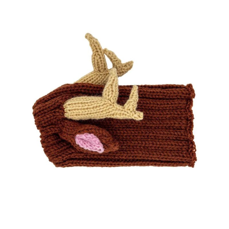 holiday reindeer frenchie hat