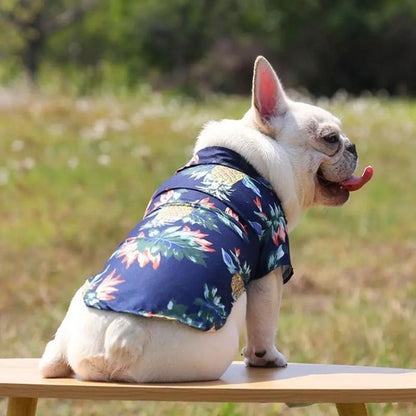 frenchie space shop luau french bulldog shirt