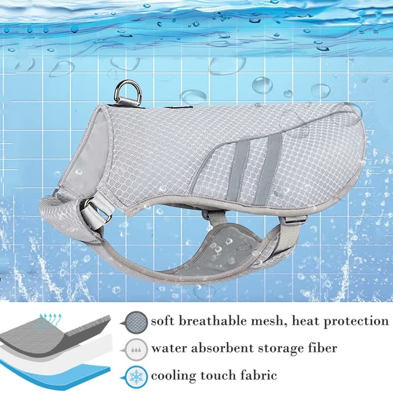 frenchie space shop mesh french bulldog cooling vest