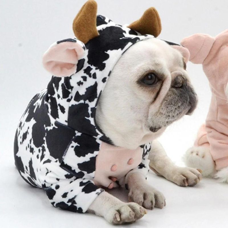 frenchie space shop moo-moo french bulldog hoodie