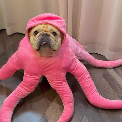 octopus french bulldog costume