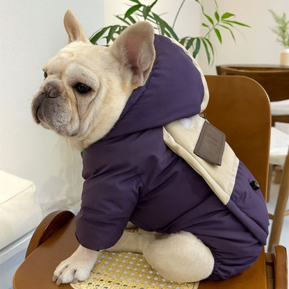 puffer frenchie jumpsuit