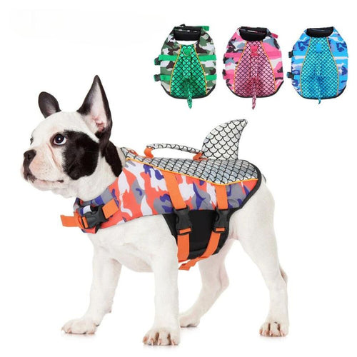 frenchie space reflective french bulldog life vest