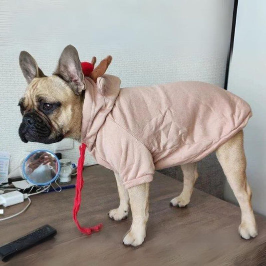 frenchie space shop reindeer french bulldog hoodie