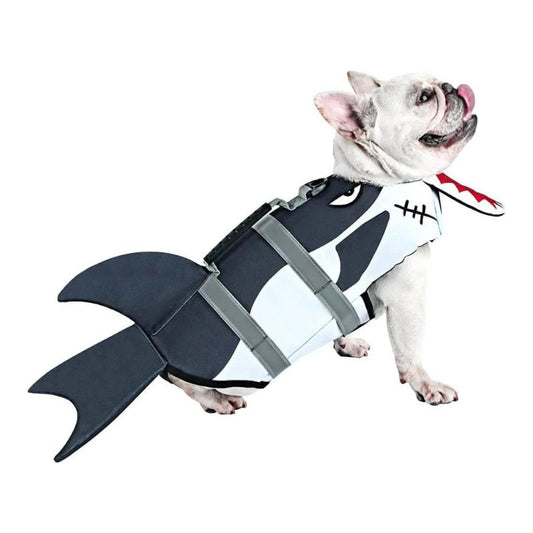frenchie space shop shark french bulldog life jacket
