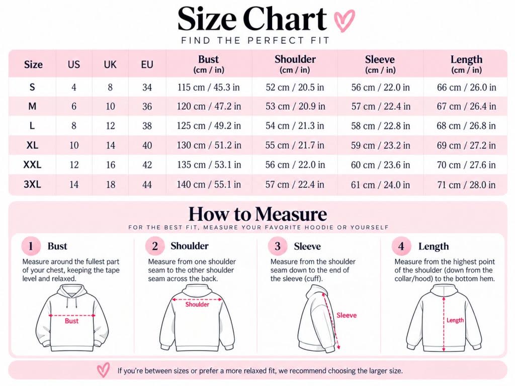 Sherpa French Bulldog Carrier Hoodie size guide