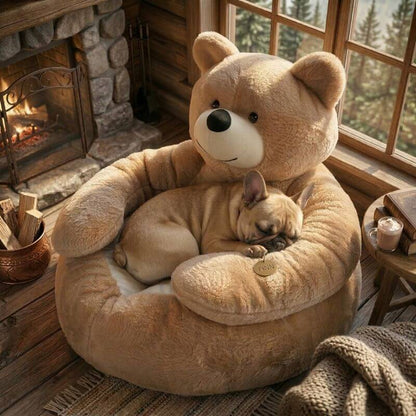 Bear Hug French Bulldog Bed