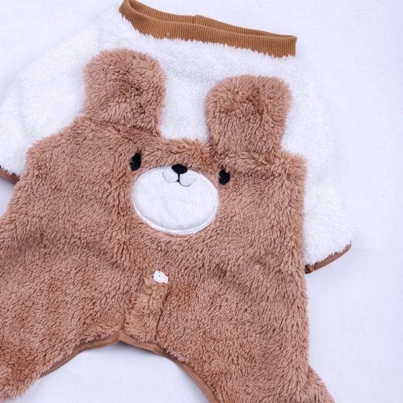 Cuddly Frenchie Bear Jumpsuit