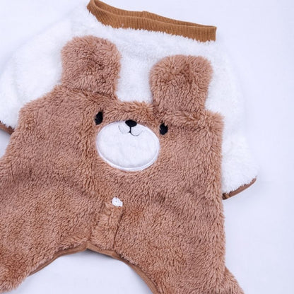 Cuddly Frenchie Bear Jumpsuit