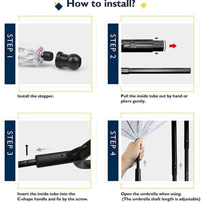 French Bulldog Leash Umbrella