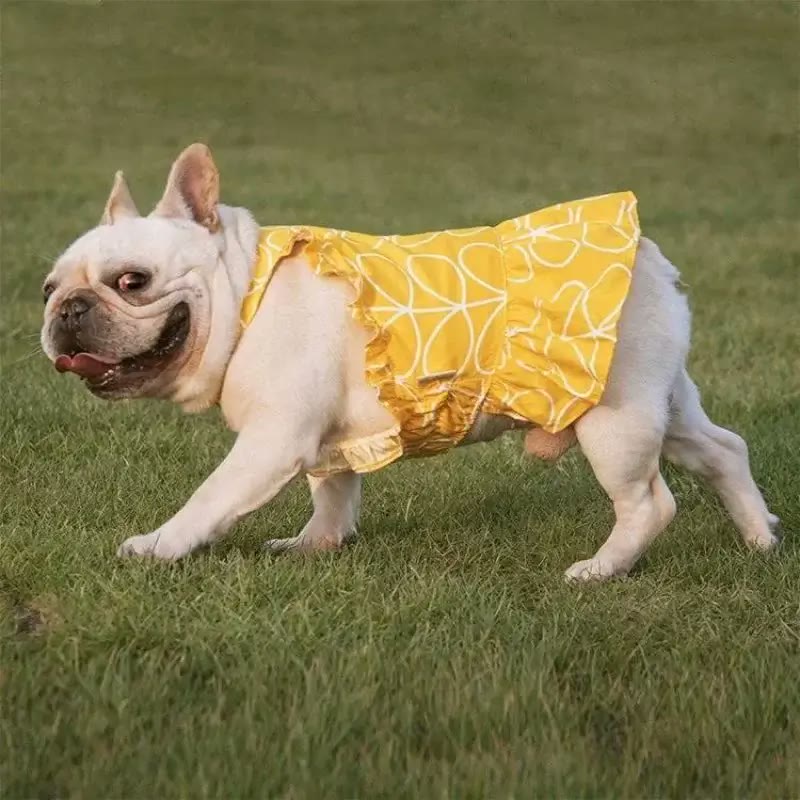 frenchie space shop sunny french bulldog dress