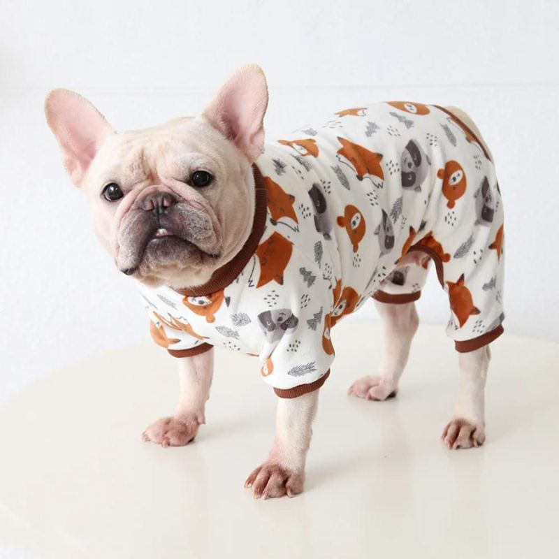 frenchie space shop teddy french bulldog pajamas