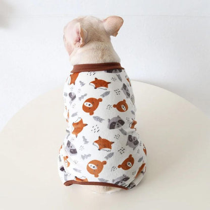 frenchie space shop teddy french bulldog pajamas