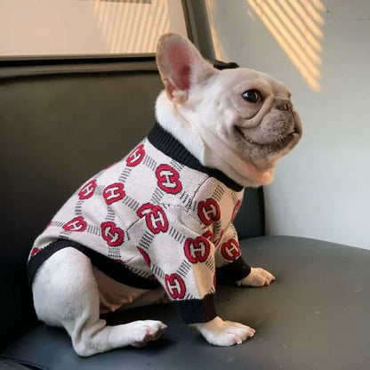 frenchie space shop woolytouch french bulldog sweater