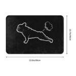 frenchie space shop french bulldog yoga doormat